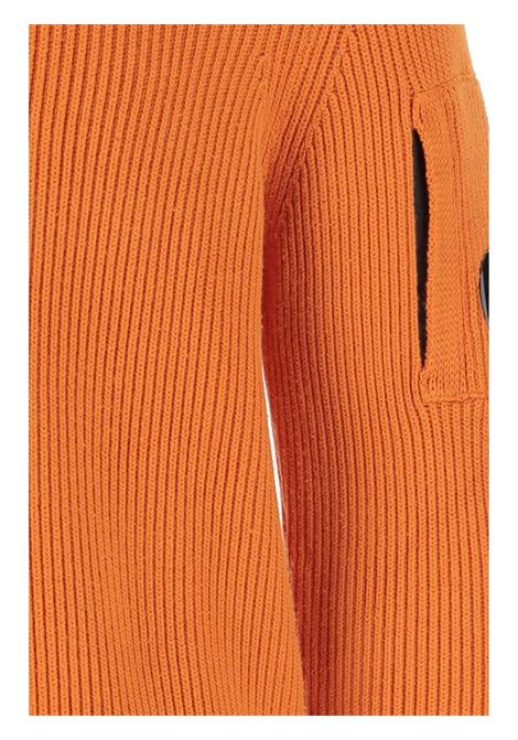 crewneck sweater man orange C.P. COMPANY | 19CMKN015A-006608A434